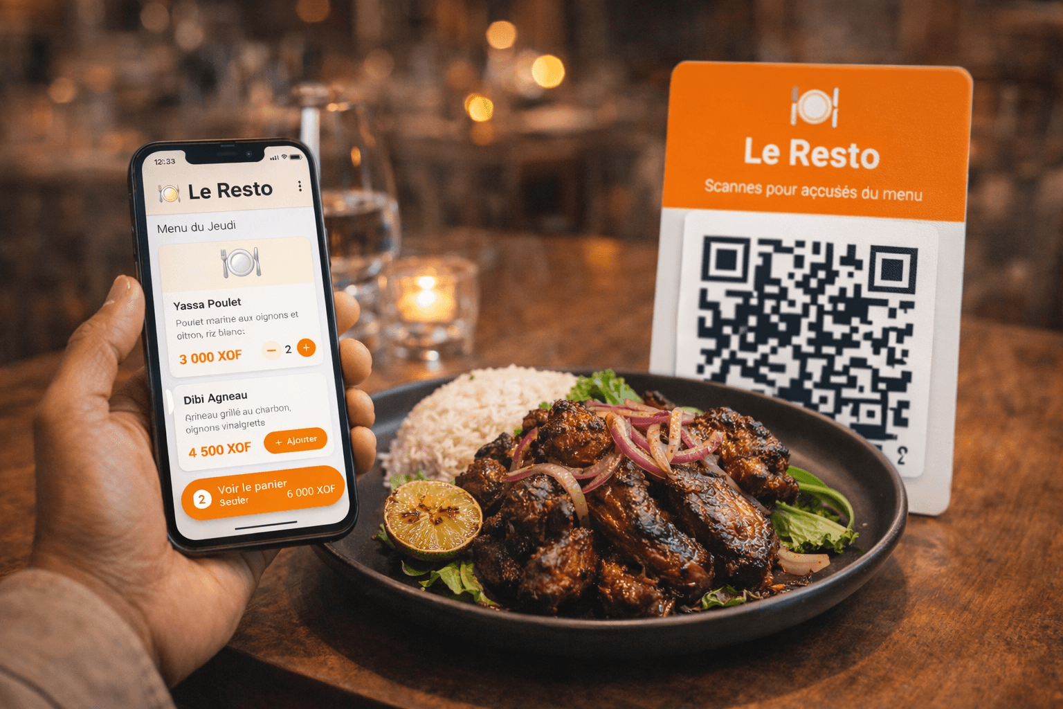 Profiter — la commande arrive !